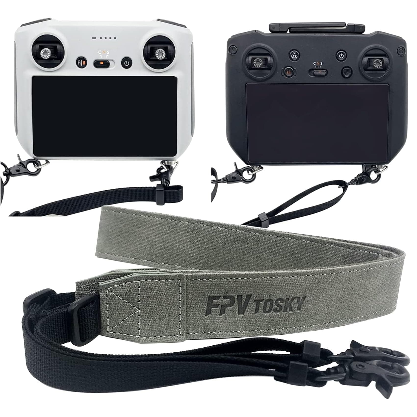 FPVtosky Lanyard für DJI RC/RC 2 / RC Pro/RC Plus Controller, Mini 5 Pro/Mini 4/3 Pro RC Gurt RC Neck Strap, Leather Gurt Kompatibel mit Mavic 3/Mini 3/4/5 Pro Remote Controller Zubehör Angebot bei HelloDeals