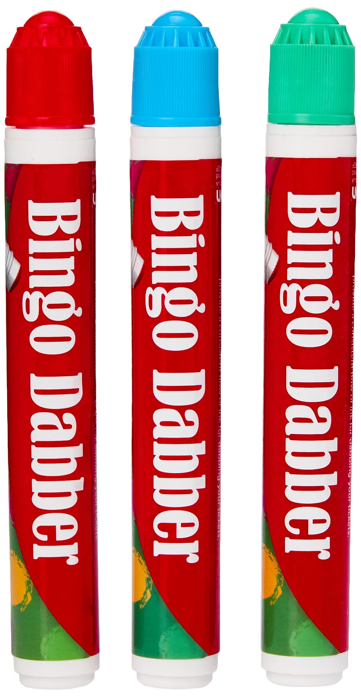 Atlona Tallon Games Bingo-Dabber, Weiß, 3 Stück, 19,6 x 9,1 x 1,7 cm, 80 g 1 3 Stück