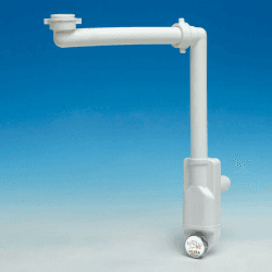 lira Bad NT Siphon Waschbecken, Kunststoff, Weiß, unica Weiß Single Angebot bei HelloDeals