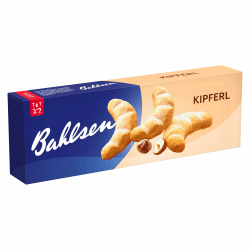 Bahlsen Kipferl - 1er Pack - Mürbegebäck mit fein gemahlenen Haselnüssen (1 x 125 g) Angebot bei HelloDeals