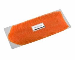 Nordland-Lachs 400g Räucherlachs | schottischer Lachs - handfiletiert, geräuchert, in feinste Scheiben geschnitten | mit Top Kühlversand mild geräuchert 400 g Angebot bei HelloDeals