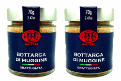 Geriebene Meeräsche Bottarga Su Tianu Sardu - 2 Packungen mit 70g - Handgefertigt in Sardinien, Italien - Kaviar des Mittelmeers - Sardische Handwerksproduktion als Kosher zertifiziert Angebot bei HelloDeals