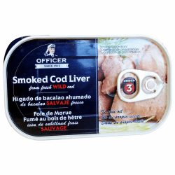 OFFICER Geräucherte Dorschleber 120 g. 9er Pack Angebot bei HelloDeals