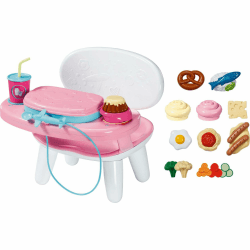 BABY born Füttertisch mit Licht- & Soundfunktion - Über 10 Verschiedene Gerichte & Getränke - Geeignet für alle 43 cm Puppen Angebot bei HelloDeals