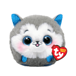 TY Slush Heiser Beanie Balls 3" | Beanie Baby Weiches Plüschtier | Sammlerstück Kuscheliger Stoffteddy Slush Husky Angebot bei HelloDeals