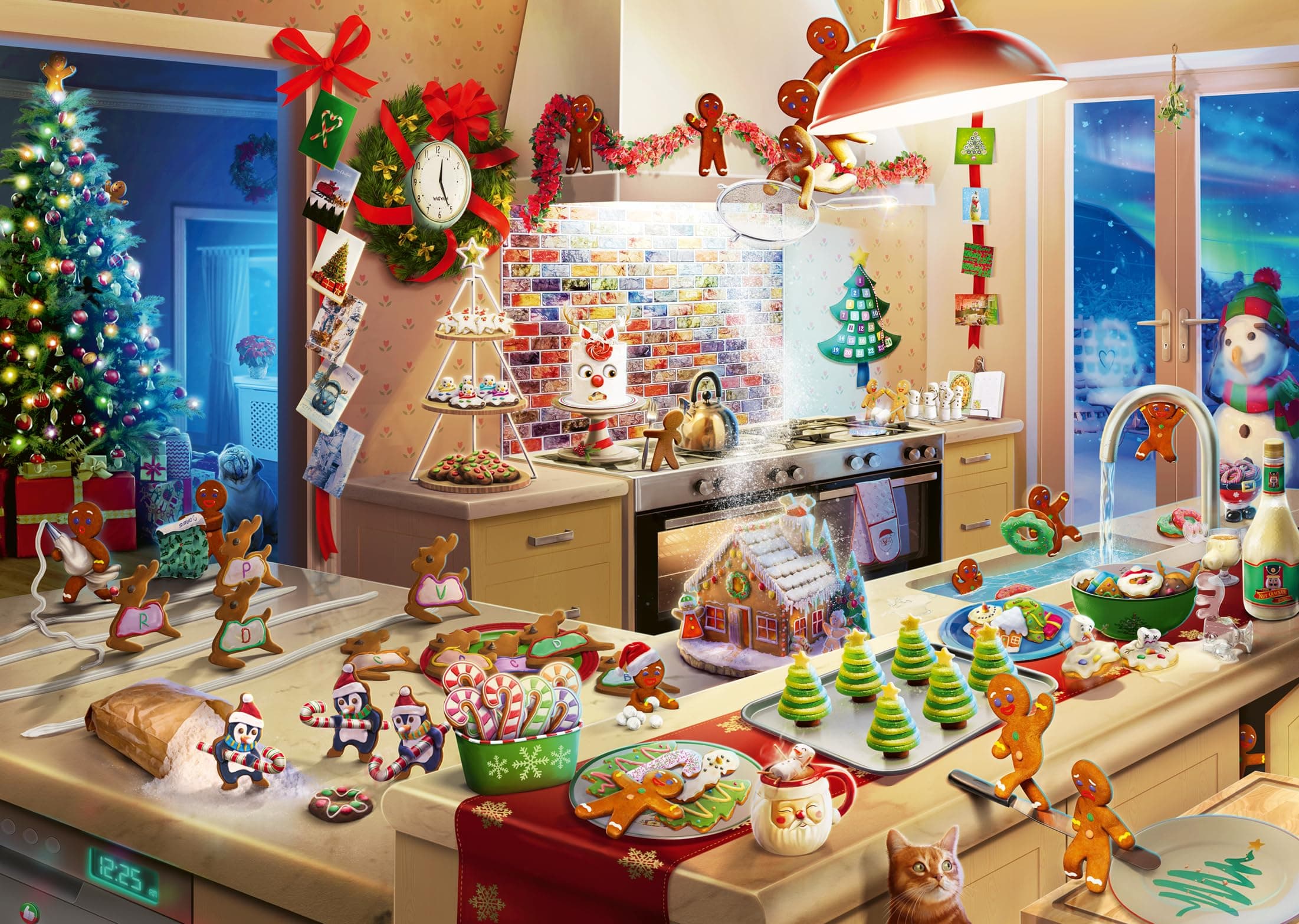 Ravensburger Puzzle 12000718 - Fröhlicher Unfug - 1000 Teile Puzzle für Erwachsene und Kinder ab 14 Jahren, Weihnachts-Puzzle Angebot bei HelloDeals