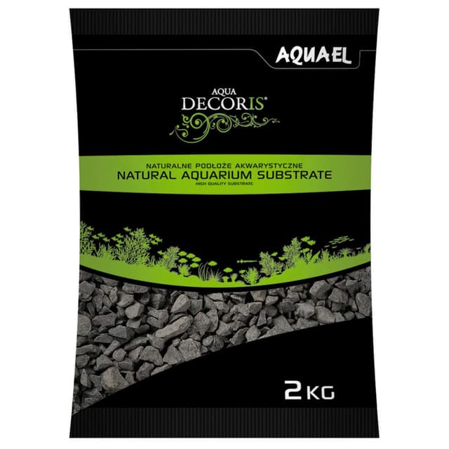 Aquael Basaltkies 2-4 mm - 2 kg Schwarz 2kg(2-4mm)