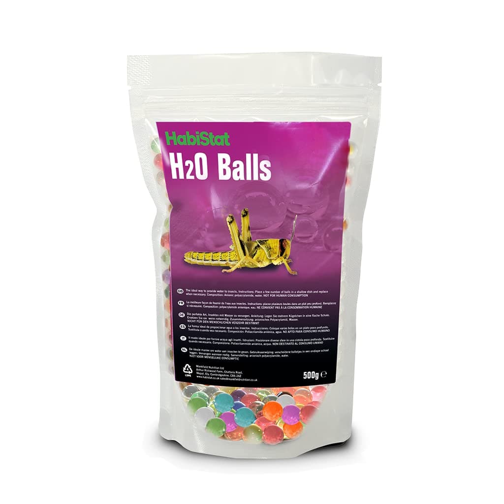 Habistat Euro H2o Balls Insektenhydration Multicolour, Insekten, Unisex, Insektenhalter, Insekten, Insektenfutter, Hydration Balls, 500 Gramm