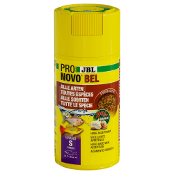 JBL PRONOVO BEL GRANO, Hauptfutter für alle Aquarienfische von 3-10 cm, Fischfutter-Granulat, Klickdosierer, Größe S, 100 ml ProNovo Bel Grano 56 g (1er Pack) 3-10 cm Fischgröße (S) Angebot bei HelloDeals