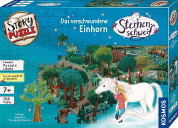 KOSMOS 682279 Story Puzzle Sternenschweif Das verschwundene Einhorn, 150 Teile, leuchtet im Dunkeln, mit exklusiver Kurzgeschichte, Lesen, Puzzeln, Rätsel lösen, Spielspaß für Kinder ab 7 Jahre Angebot bei HelloDeals