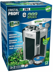 JBL CristalProfi e902 greenline Außenfilter für Aquarien 90-300 Litern Single