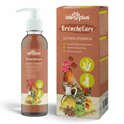 Ida Plus BronchoCare 200 ml für Hühner & Küken - unterstützt zielgerichtet die Atemwege - optimale Unterstützung gegen Hühnerschnupfen - beugt Mängeln vor - mit wertvollen ätherischen Ölen Angebot bei HelloDeals