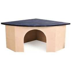 Croci R2075875 Holzeckhaus mit blauem dach, 29 x 13 x 21 cm Angebot bei HelloDeals