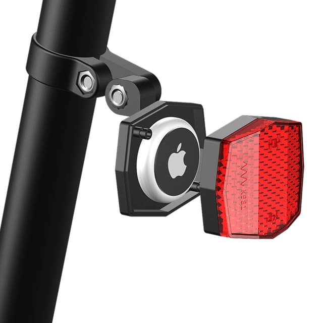 Tavaler Airtag Fahrrad Versteck, Reflektoren Kinder StVZO zugelassen, Airtag Fahrradhalterung für Sattelpfosten 22.2-31.8mm, GPS Tracker Fahrrad für Rennrad, MTB, E-Bike