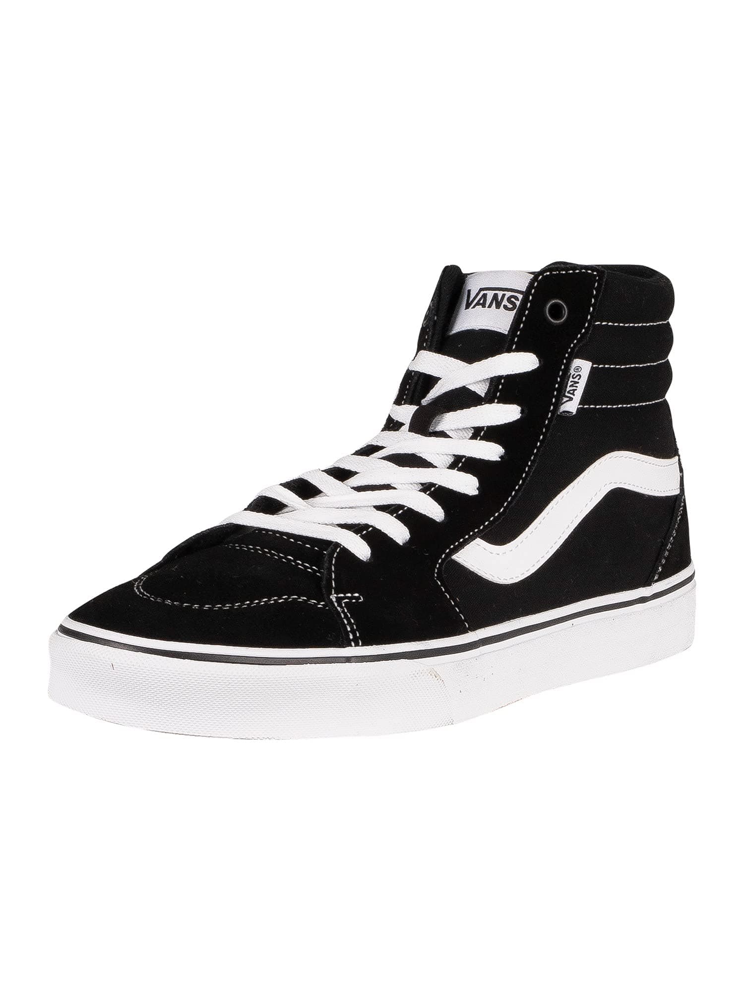 Vans Filmore Hi Herrenschuhe Sneaker high Schwarz Freizeit 42.5 EU Suede Canvas Black White
