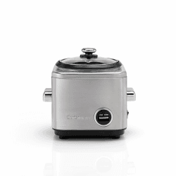 Cuisinart Reiskocher 400g Tasse| Reis- & Getreide-Multikocher | Dämpfen & Warmhalten | Einziehbares Kabel | Edelstahl-Dampftopf BPA-frei | Messbecher & Reislöffel | Inklusive Rezeptbuch Reiskocher + Dampfgarer Edelstahl Angebot bei HelloDeals