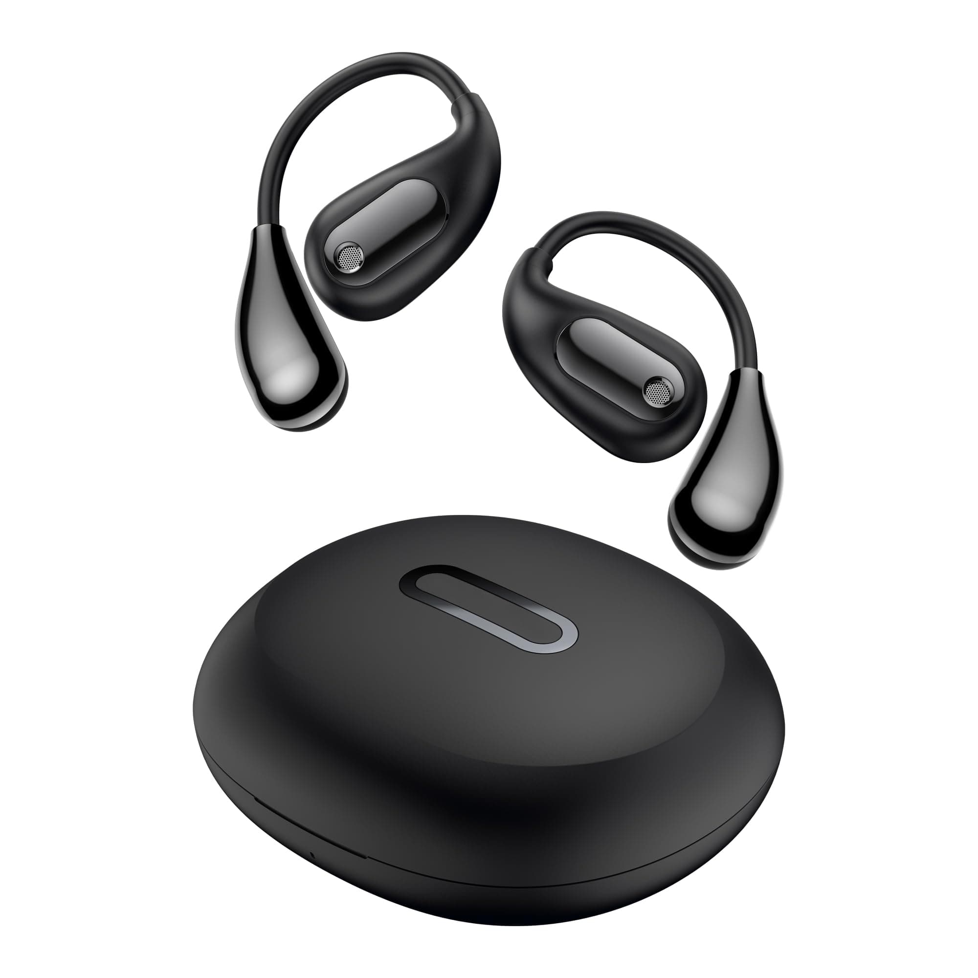 oraolo Open-Ear-Kopfhörer, Bluetooth 5.4-Ohrhörer mit Stereo-Sound, kabellose Kopfhörer mit 30 Stunden Wiedergabe, Aufladen über Typ C, klare HD-Anrufe, Touch-Steuerung