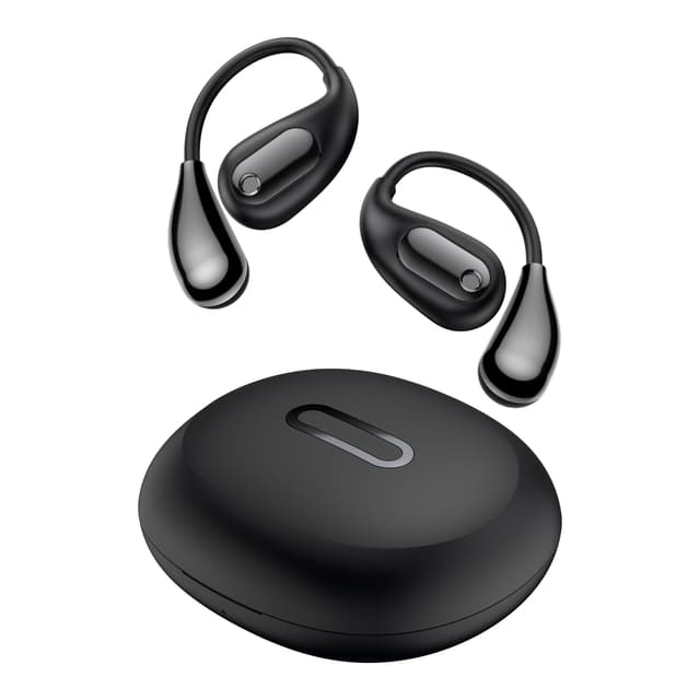 oraolo Open-Ear-Kopfhörer, Bluetooth 5.4-Ohrhörer mit Stereo-Sound, kabellose Kopfhörer mit 30 Stunden Wiedergabe, Aufladen über Typ C, klare HD-Anrufe, Touch-Steuerung