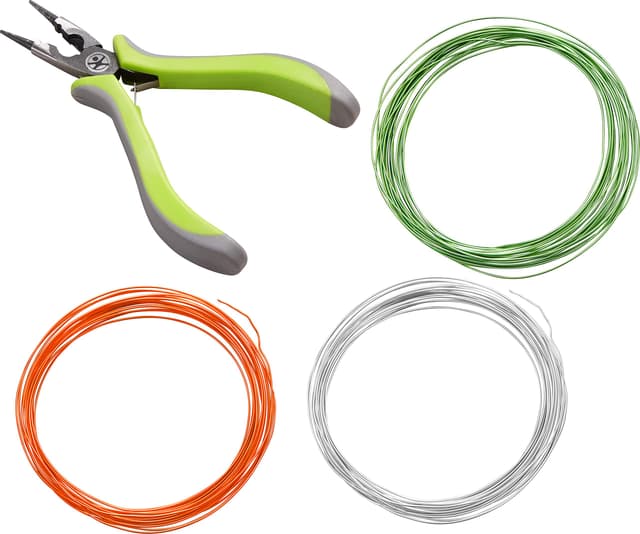 HABA 305429 - Terra Kids Drahtbiegezange & Zubehör, Drahtbiege-Set für Kinder, hochwertige Kinderzange zum Modellieren von Draht, mit biegsamem Aluminiumdraht