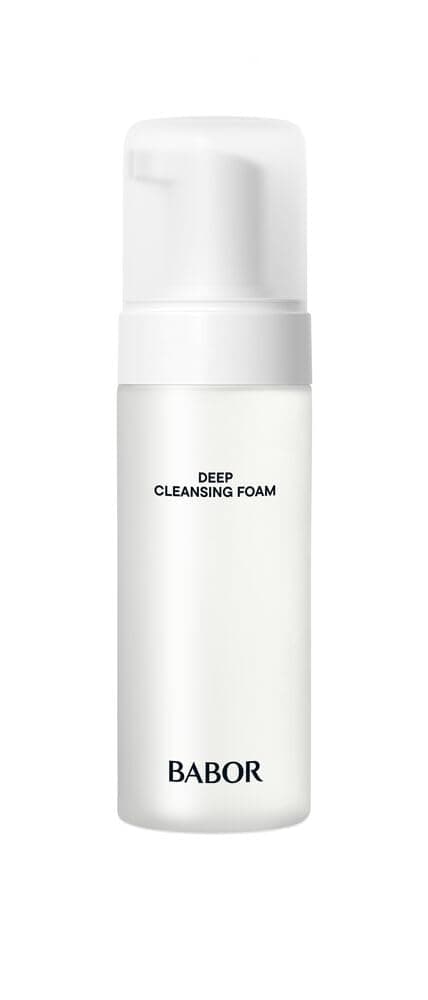 BABOR CLEANSING Cleansing Foam für Mischhaut und ölige Haut, Erfrischender Reinigungsschaum zur täglichen Gesichtsreinigung, Vegane Formel, 1 x 200 ml