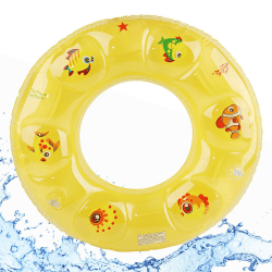 Schwimmreif Darryy Kinder Schwimmreifen, Schwimmring Kinder, Sommer, Poolparty, Schwimmreifen, Schwimmtier Kinder, Aufblasbares schwimmtier Gelb 70