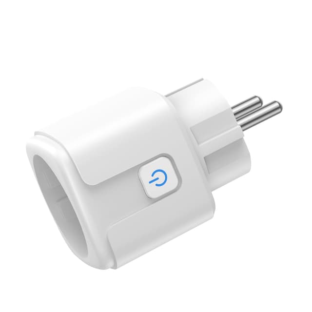 Intelligente WLAN-Steckdose,16 A 3680W, Smart Plug kompatibel mit Alexa und Google Home,Energieüberwachung | App Fernbedienung | Sprachsteuerung | Timer (weiß) 1pcs