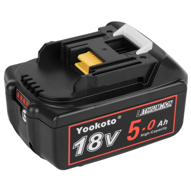 Akku 18V für Makita Ersatzbatterie BL1850B Werkzeugakku 5,0Ah Li-Ion mit LED Anzeige Kompatibel BL1860B BL1850 BL1855 BL1840 BL1830 BL1835 BL1820B BL1815Wiederaufladbar Ersatzakku 1 pack 18v