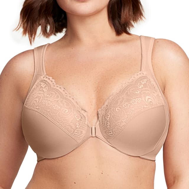 Glamorise Damen Plunge Bra 80H Haut
