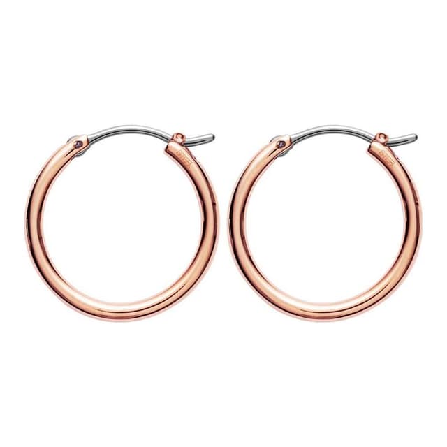 Fossil Ohrringe Für Frauen, 20,1mm X 16,2mm Rose Gold Edelstahl-Ohrringe, JOF00003791
