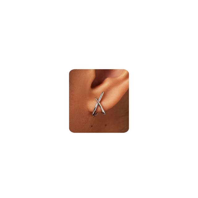 MUMREUES Ohrringe Silber 925 für Damen 14K Vergoldet Kleine Ohrstecker Minimalistische Stecker Gold Ohrstecker Ohr Schmuck Geschenke