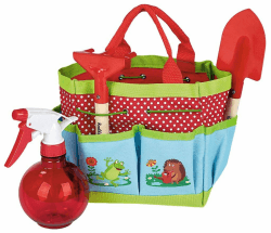 moses. - Krabbelkäfer gefüllte Gartentasche für Kinder, Gartenarbeits-Set mit Tasche, Schaufel, Harke und Sprühflasche, Bunt Single