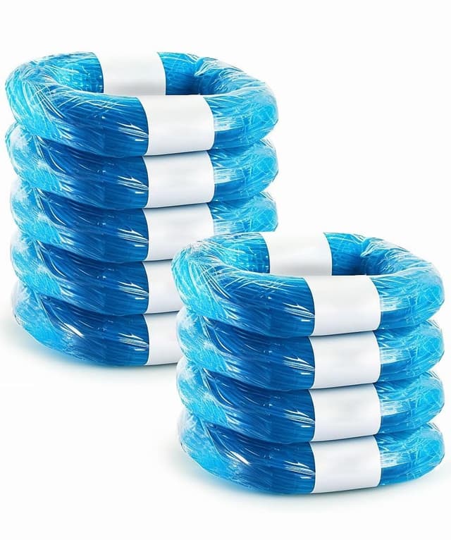 9 Stück Nachfüllpackung Nachfüllfolienringe Nachfüllbeutel kompatibel Nachfüllkasse für Windeleimer& Katzenstreu Eimer