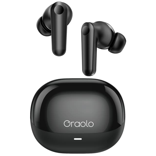 oraolo Kopfhörer Kabellos Bluetooth, In Ear Kopfhörer BT5.4 mit 4 ENC Noise Cancelling Mic, Mini Bluetooth Headphones, In-Ear Headphones Mit 13mm Audio-Laufwerk, 32-Stunden-Akku, mit Typ-C-Ladung