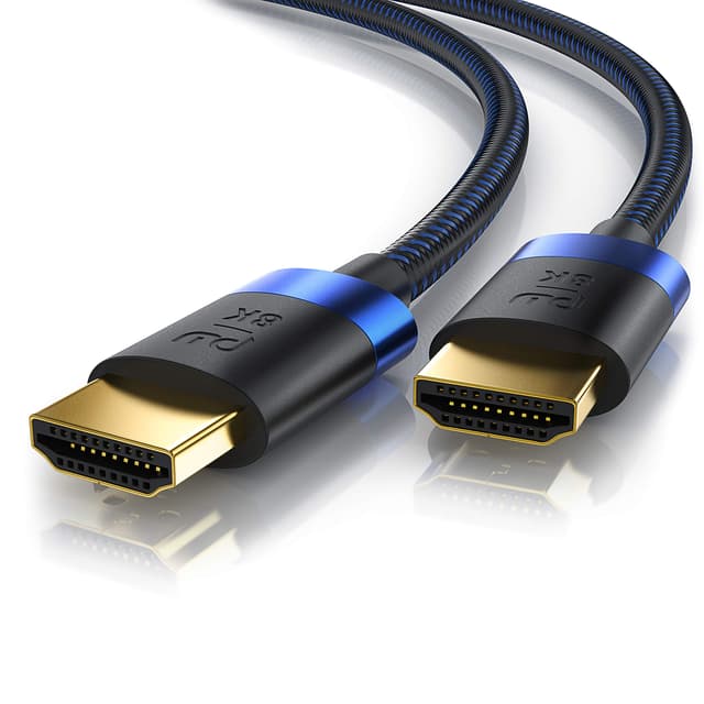 CSL - 16k HDMI Kabel 2.1-4m - 16k@30Hz 8k@60Hz 4k@120Hz - UHD II - Ultra High Speed Ethernet 48Gbps - HDMI 2.1 8k 16k / 2.0 4k - HDR 10+ eARC 3D VRR - Gaming TV PS5 Xbox 4,0m