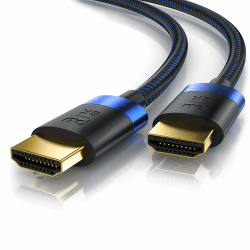 CSL - 16k HDMI Kabel 2.1-4m - 16k@30Hz 8k@60Hz 4k@120Hz - UHD II - Ultra High Speed Ethernet 48Gbps - HDMI 2.1 8k 16k / 2.0 4k - HDR 10+ eARC 3D VRR - Gaming TV PS5 Xbox 4,0m