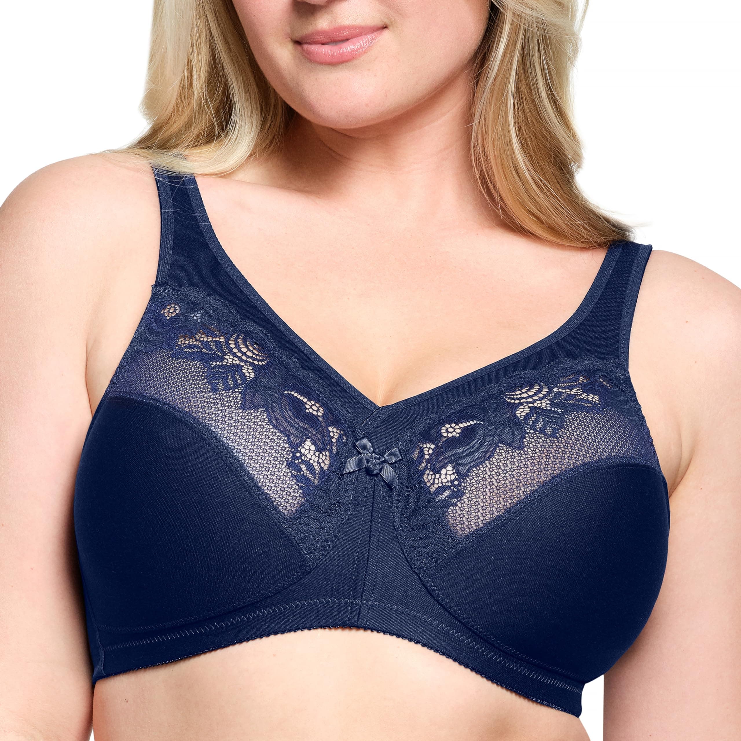 Glamorise Damen Minimizer Bra 105H Blau