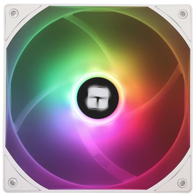 Thermalright TL-C14CW-S CPU-Lüfter, mit hoher Geschwindigkeit 1500 U/min, 14 cm leiser PWM-Lüfter, Computergehäuse-Lüfter (Weiß)