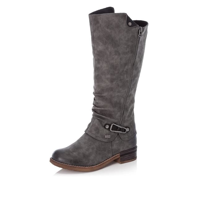 Rieker Damen Rieker Damen Stiefel_1 Hochschaftstiefel 41 EU Grau 45