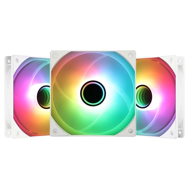 Thermalright TL-C12W-S V3 ARGB CPU Lüfter,mit 1500RPM Geschwindigkeit, Computergehäuselüfter,leiser 4-poliger PWM-PC-Lüfter,mit ARGB-Spiegellichteffekt(3 Ventilatoren) TL-C12W-S V3 X3