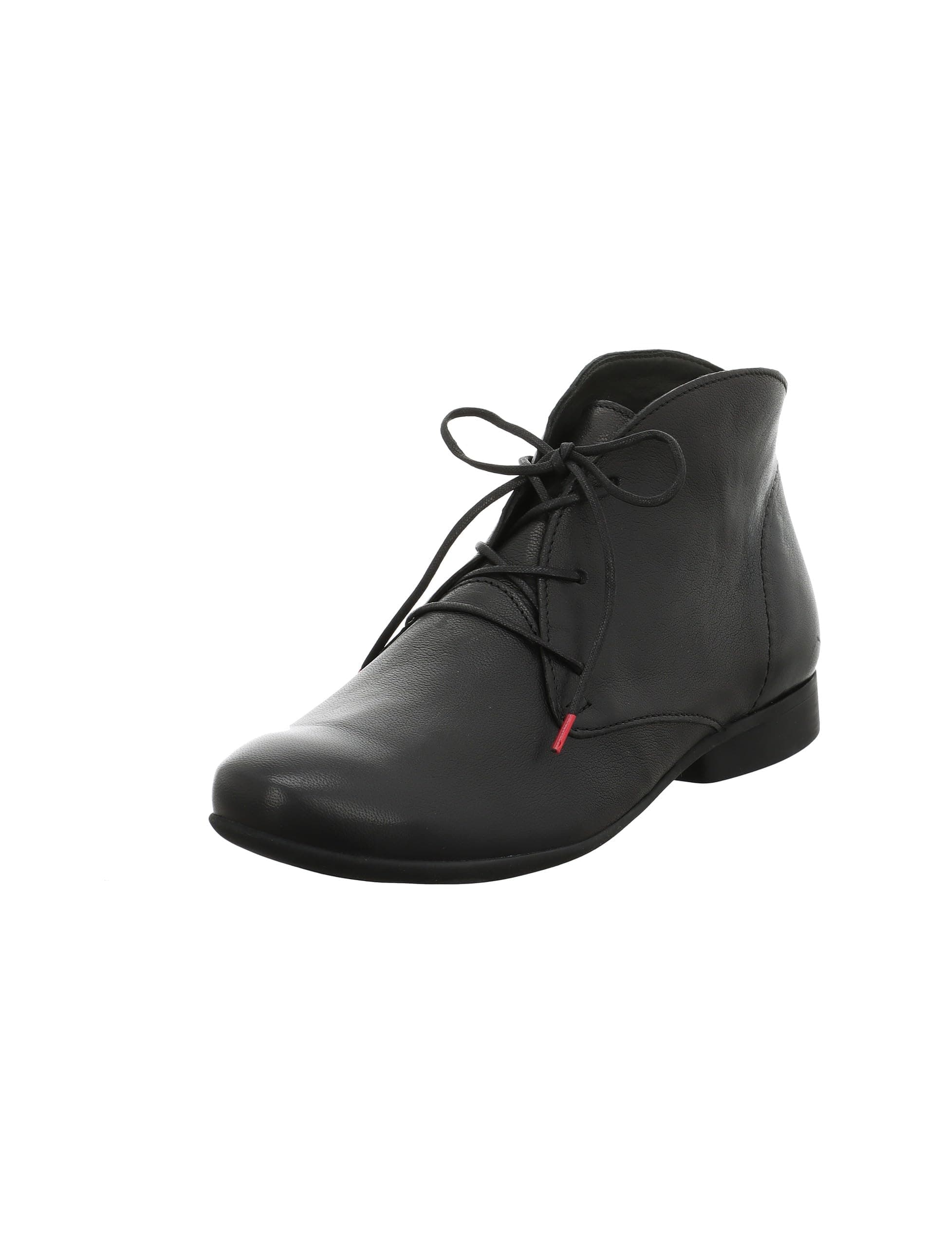 THINK! Damen Guad Chromfrei Gegerbte, Leder Gefütterte Stiefelette 41 EU 0000 Schwarz Angebot bei HelloDeals