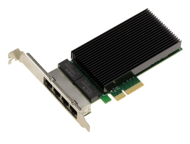 KALEA-INFORMATIQUE PCIe-Karte Netzwerk-Controller 2.5G x4 LAN Gigabit Ethernet 4 Ports RJ45 Quad-Chipsatz Intel I226 SRKTU Unterstützung 10 100 1000 2500 1 G 2.5 G.