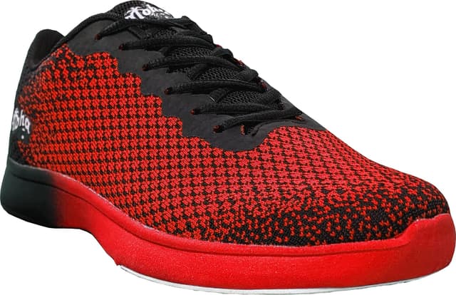 Bowling-Schuhe – Aloha HexaGo – Bowlingschuh für Damen, Herren und Jugendliche – Für Rechts- und Linkshänder 44 EU Rot Schwarz