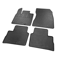 CIKCar Satz Gummimatten kompatibel mit Nissan Qashqai III (J12) 2021- (4-teilig + Montagesystem)
