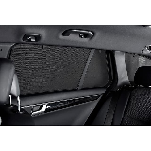 Satz Car Shades (Hintertüren) kompatibel mit Ford Kuga III 2019- (2-teilig), Schwarz