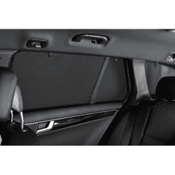 Satz Car Shades (Hintertüren) kompatibel mit Skoda Scala HB 5-türer 2019- (2-teilig), Schwarz