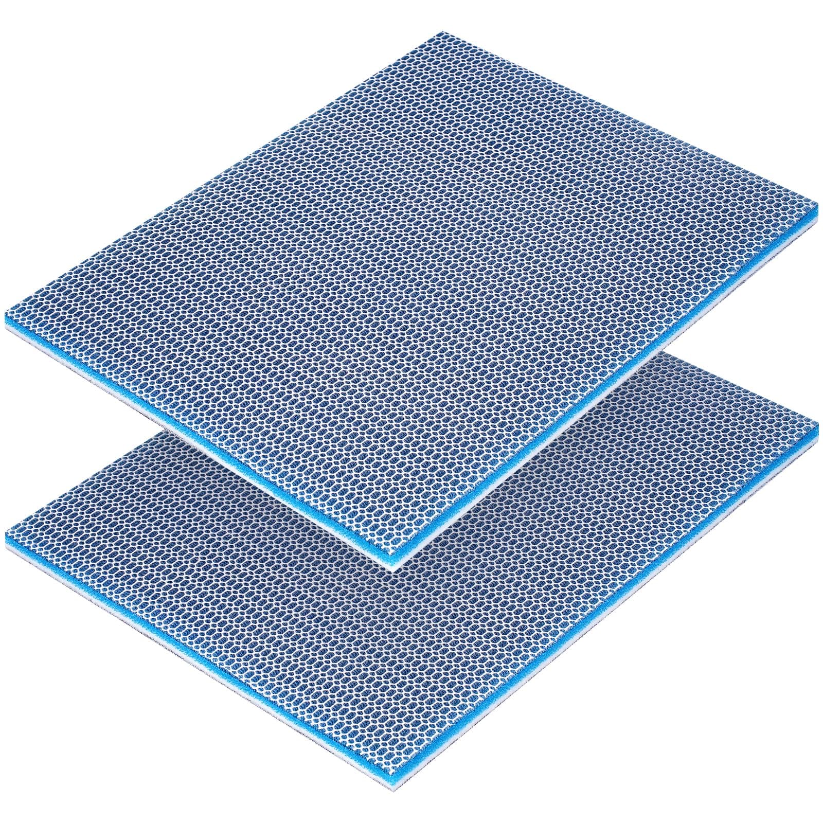 Aquarium-Filter-Medien-Schwamm-Pad, mehrschichtige Schaumstoff-Filterwatte für Aquarium-Filterzubehör (40 x 30 x 1,5 cm, 2 Stück) 40 x 30 x 1,5 cm (2 Stück)