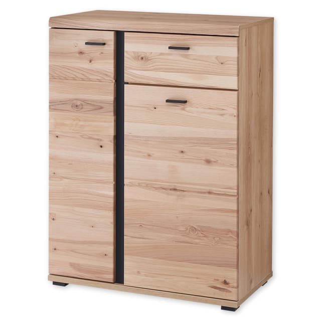 SONOS Schuhschrank in Altesche massiv, Old Artisan Oak Optik FSC-zertifiziert - Modernes Schuhregal mit viel Stauraum für Ihre Schuhe - 80 x 107 x 40 cm (B/H/T)