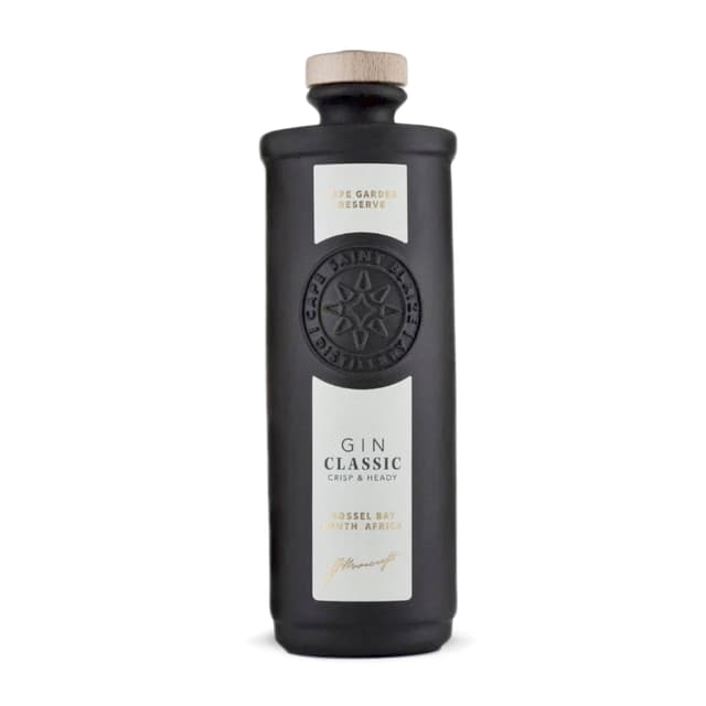 Cape Saint Blaize - Classic Gin | Holunderblüte, Wacholder, Rosmarin | London Dry Gin aus Südarika | Einzigartige Porzellanflasche | 700 ml