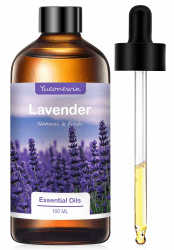 Lavendelöl 100 ml, Reines Lavendel Ätherische Öle für Aroma Diffuser, Lavendelöl Ätherisches Öl Aromatherapie Duftöl für Diffusor, Haut Massage, DIY, Seife, Kerzenherstellung, Geschenke für Frauen