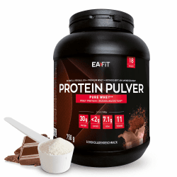 Protein Pulver Schokolade 750g - Premium Eiweiss protein pulver für Muskelaufbau - Whey Protein Isolate - Protein Pulver mit Shaker Empfehlung - für Shaker Protein & Fitness - EAFIT